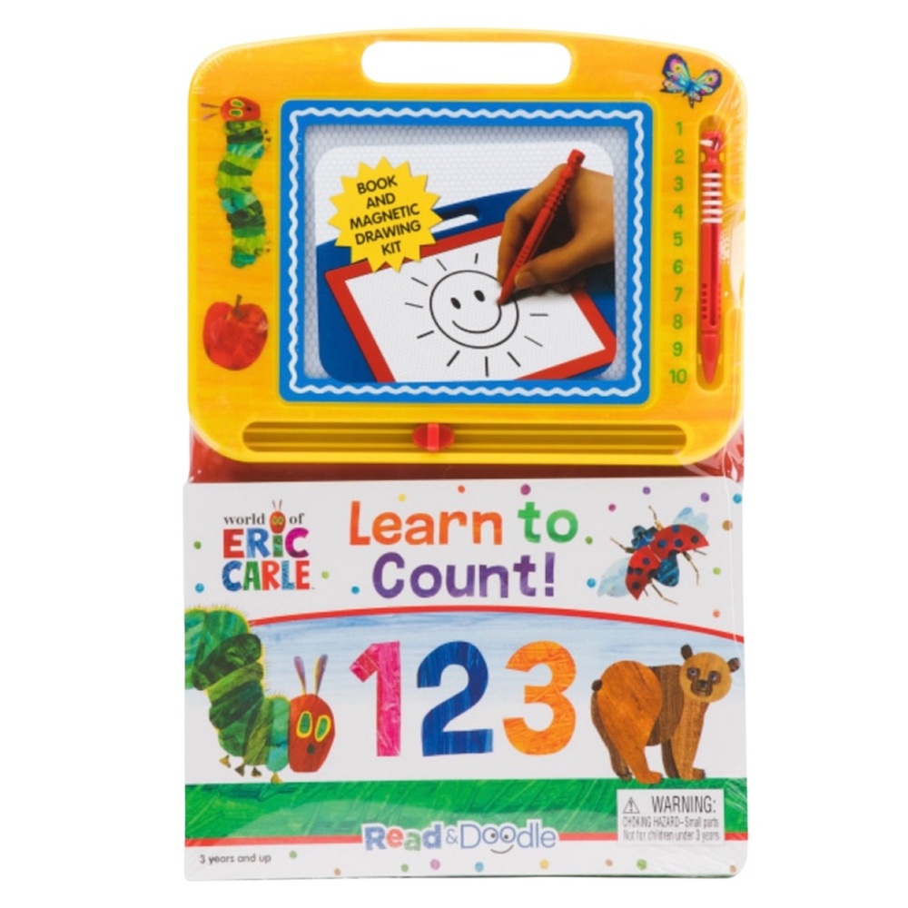 World of Eric Carle Learn to Count 1,2,3 Read & Doodle Activity Book (NWT)